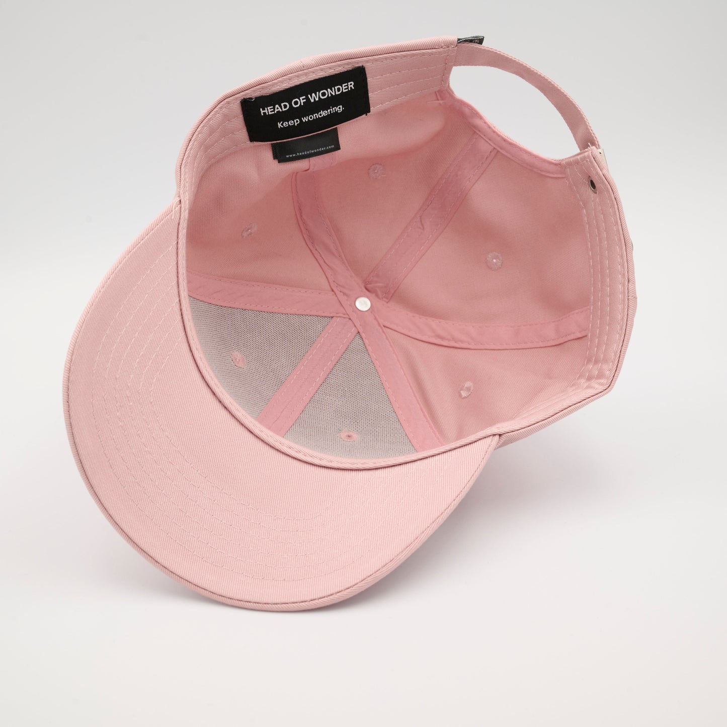 XL HEAD OF WONDER Cap Pink – Baseball Cap Detail