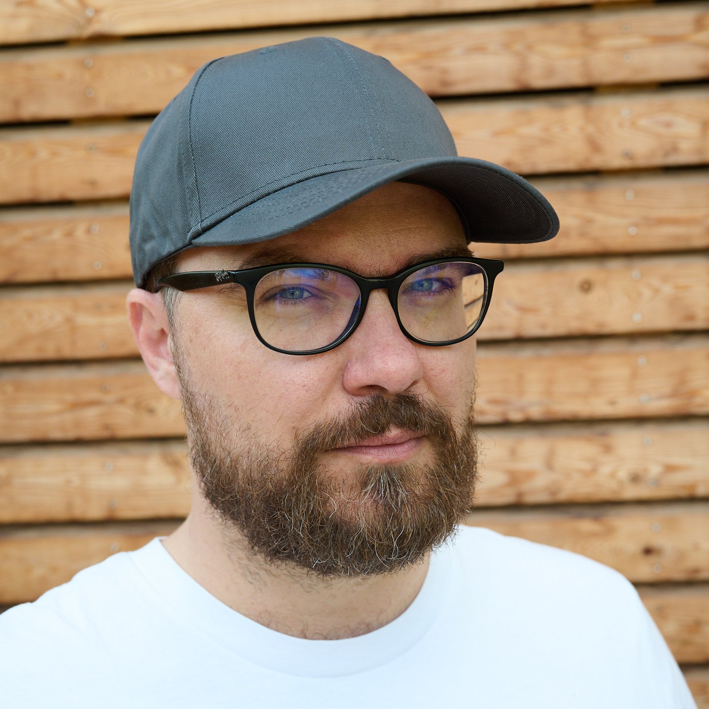 XL pet Minimalist Donkergrijs – Baseball Cap