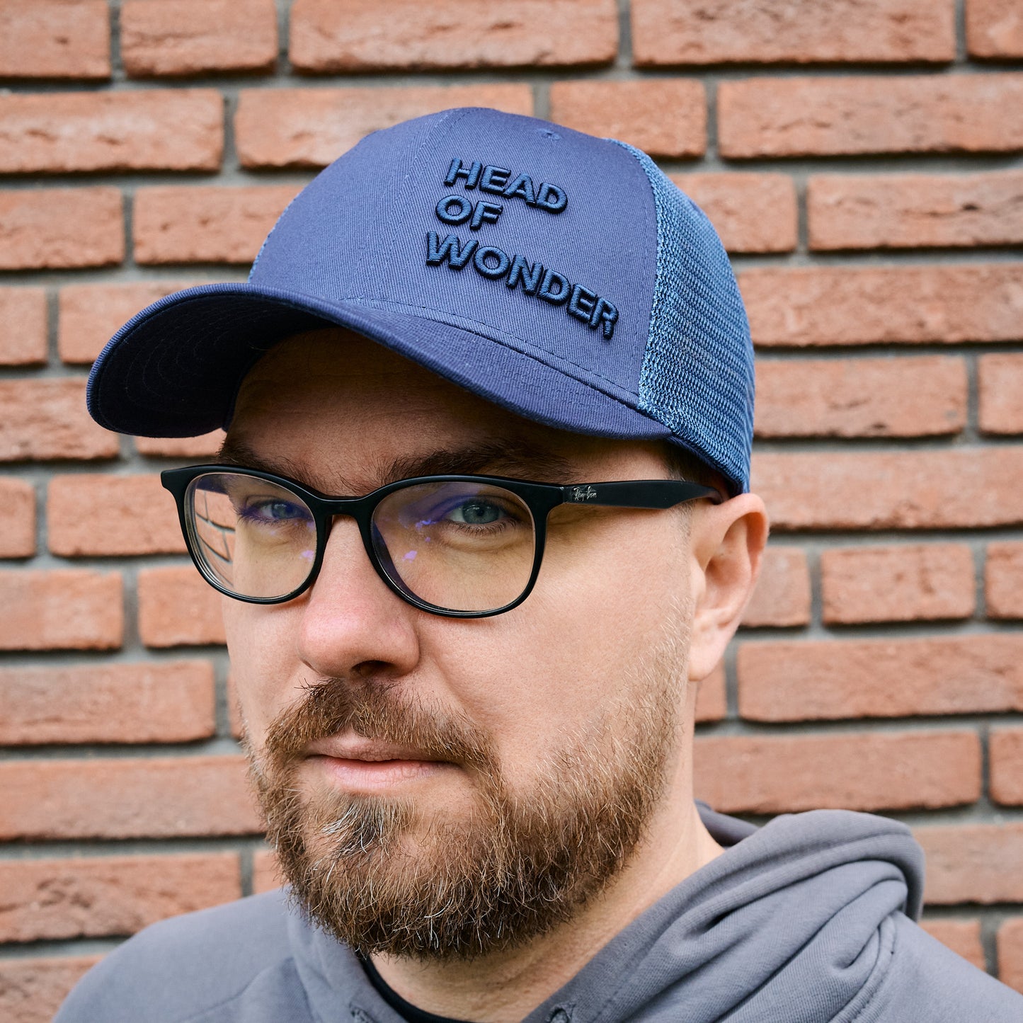 XL kšiltovka HEAD OF WONDER Námořnická modrá – Classic Trucker Hat