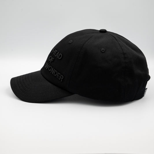 XL HEAD OF WONDER Cap Black - Dad Hat Side