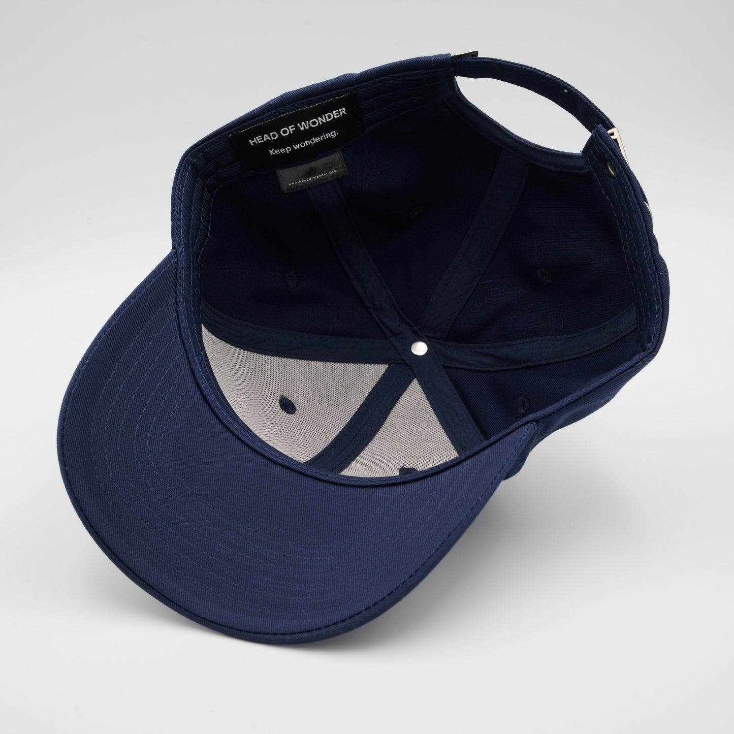 XL HEAD OF WONDER Cap Navy Blue – Baseball Cap Detail