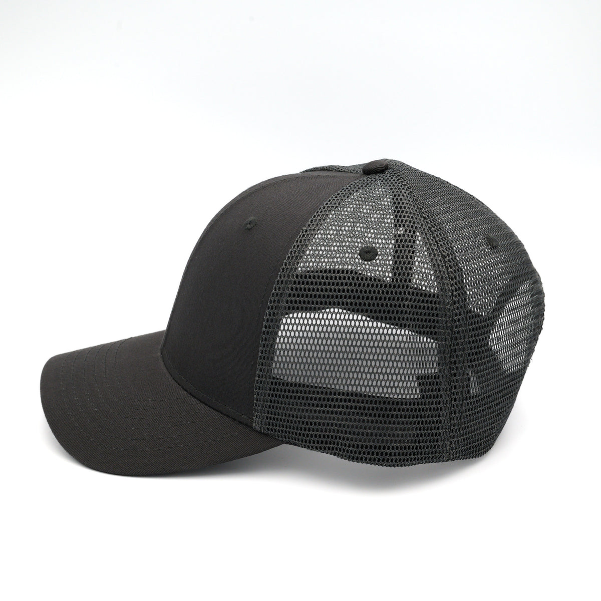 XL Minimalist Cap Dark Gray – Classic Trucker Hat