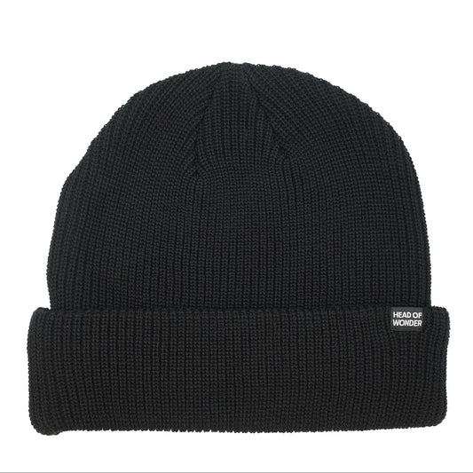 XL Merino Beanie HEAD OF WONDER Black – Beanie