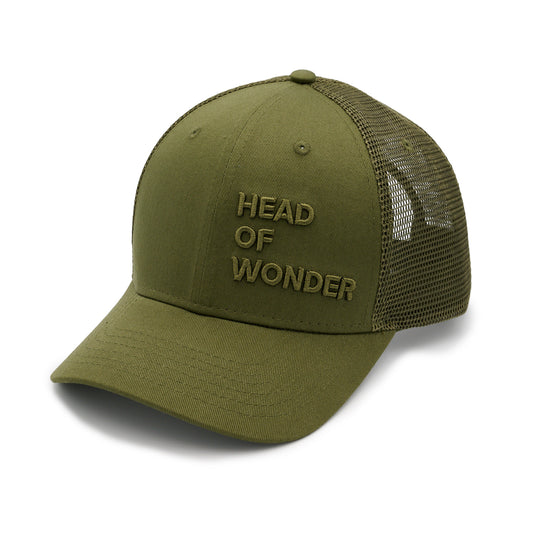XL HEAD OF WONDER Cap Olive – Classic Trucker Hat