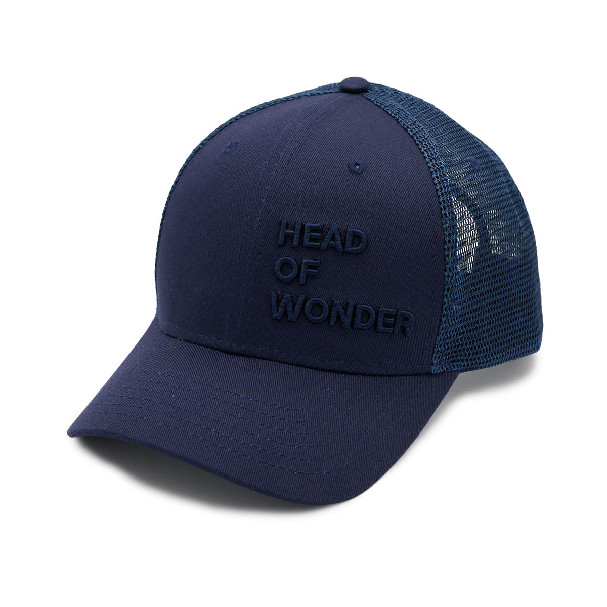 XL HEAD OF WONDER Cap Navy Blue – Classic Trucker Hat