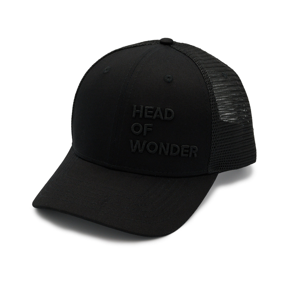 XL HEAD OF WONDER Cap Black – Classic Trucker Hat