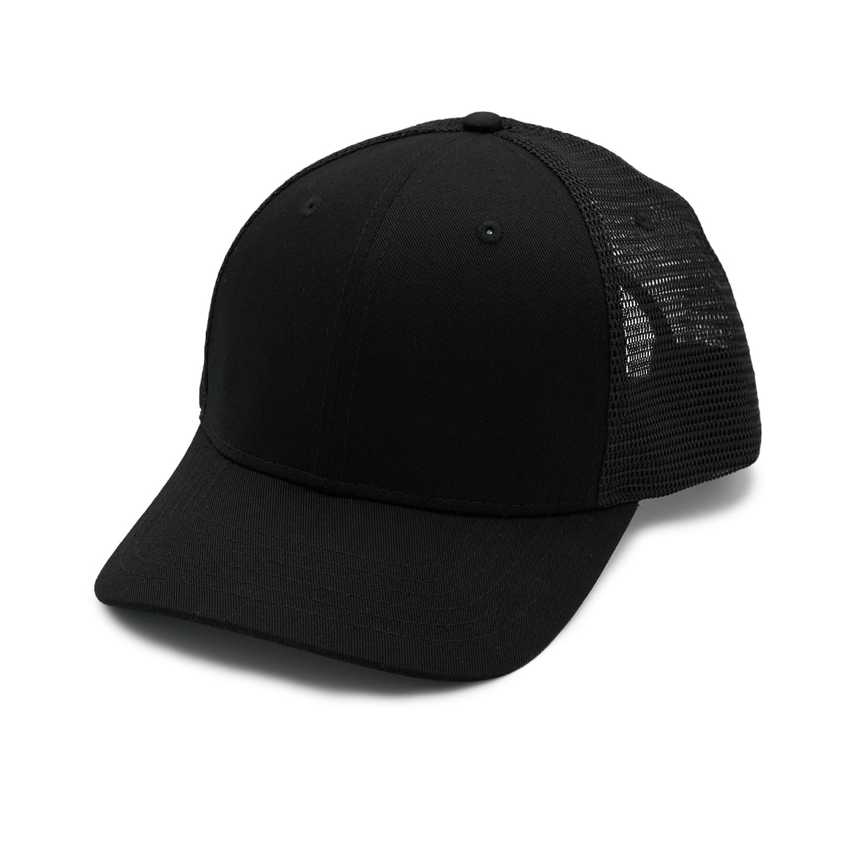 XL/XXL Minimalist Cap Black – Classic Trucker Hat