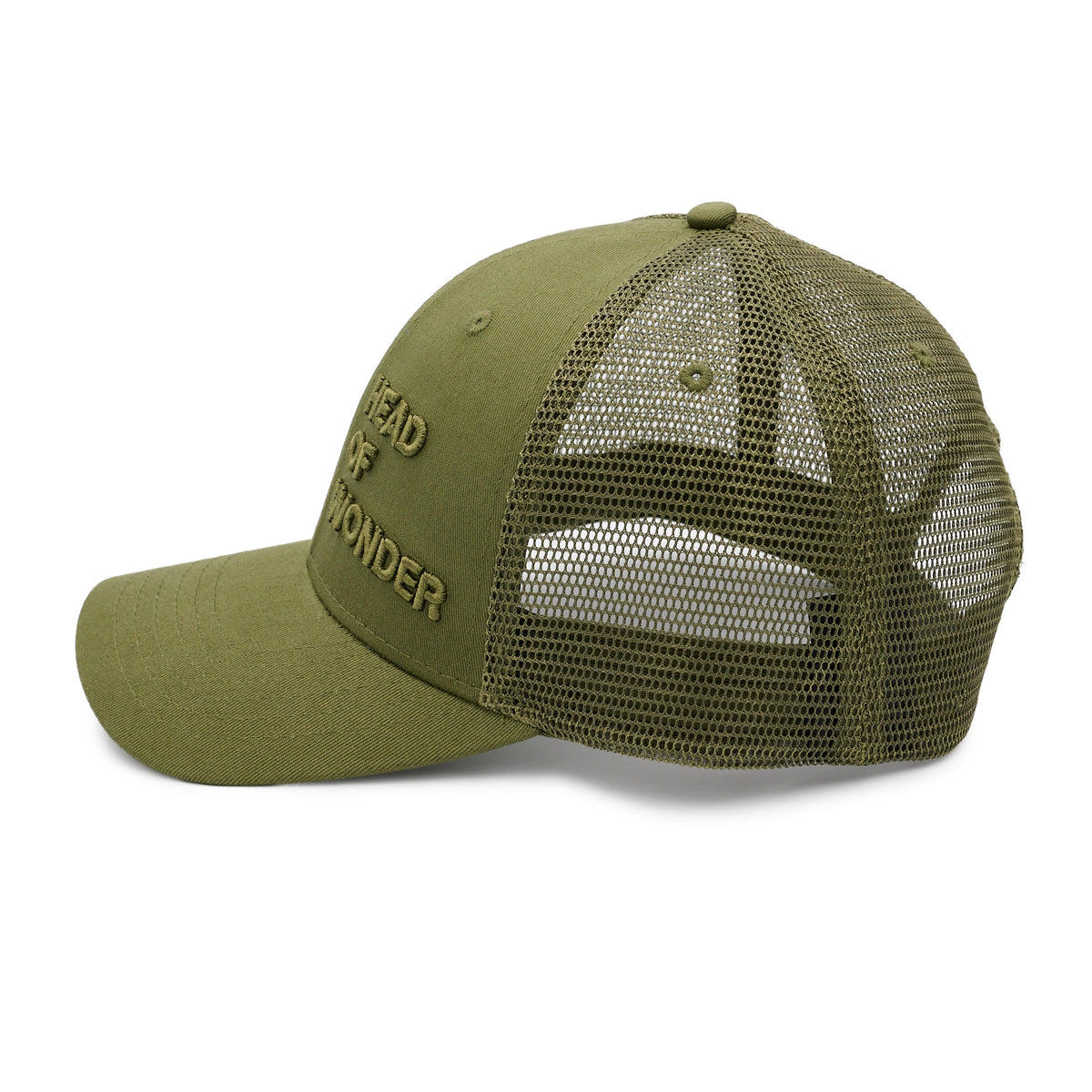 XL HEAD OF WONDER Cap Olive – Classic Trucker Hat