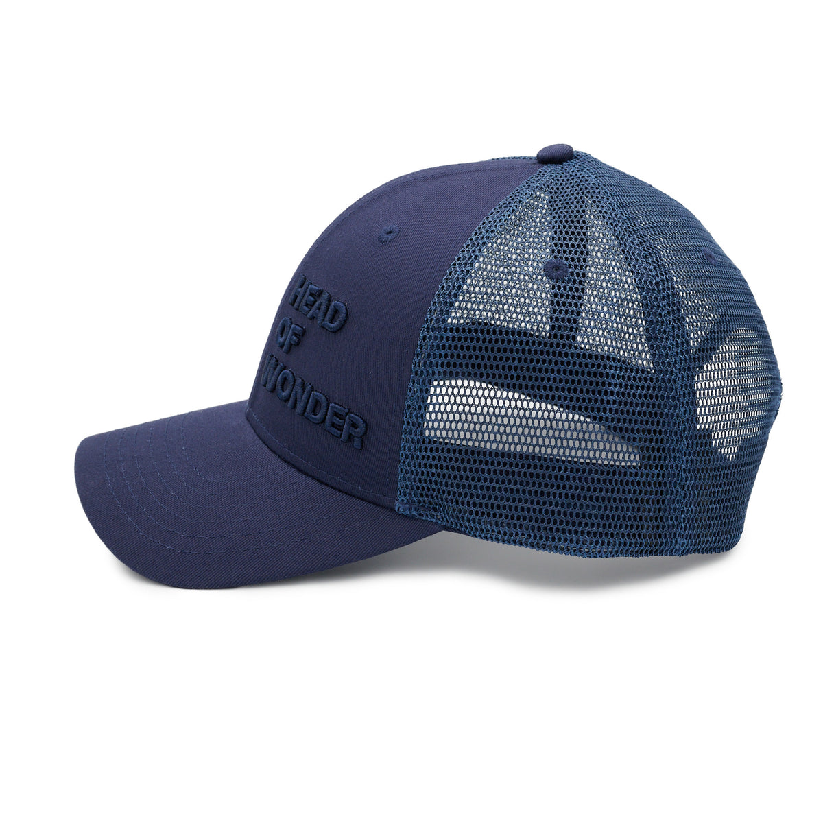 XL HEAD OF WONDER Cap Navy Blue – Classic Trucker Hat