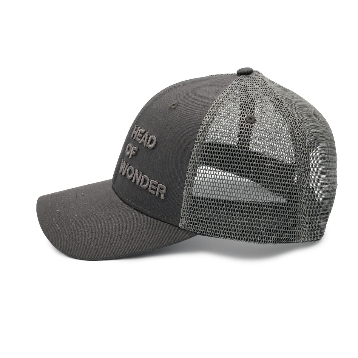 XL HEAD OF WONDER Cap Dark Grey – Classic Trucker Hat