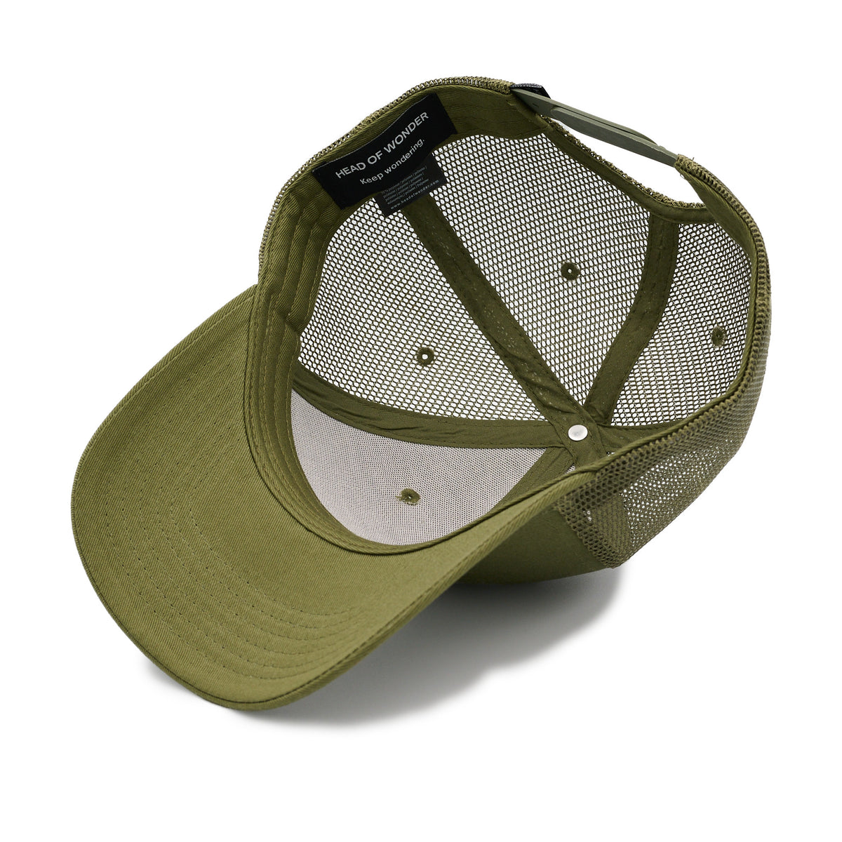 XL HEAD OF WONDER Cap Olive – Classic Trucker Hat