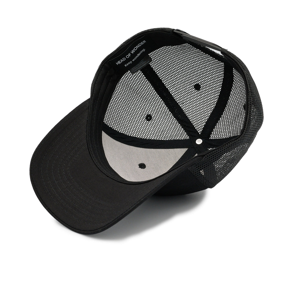 XL HEAD OF WONDER Cap Black – Classic Trucker Hat