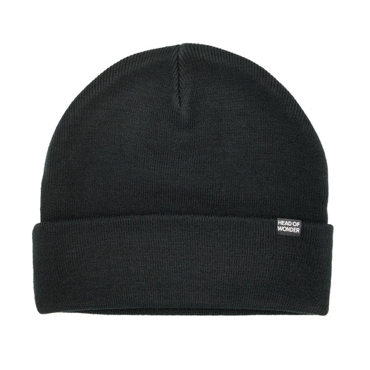 XL HEAD OF WONDER Beanie Black V1