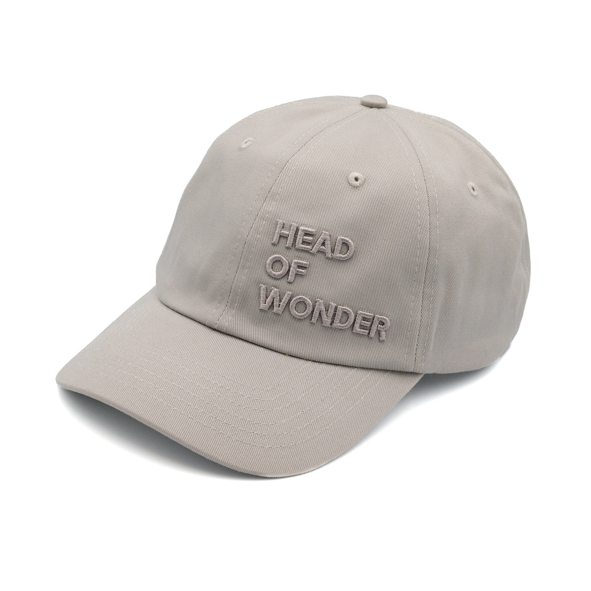 XL HEAD OF WONDER Cap Light Grey – Dad Hat
