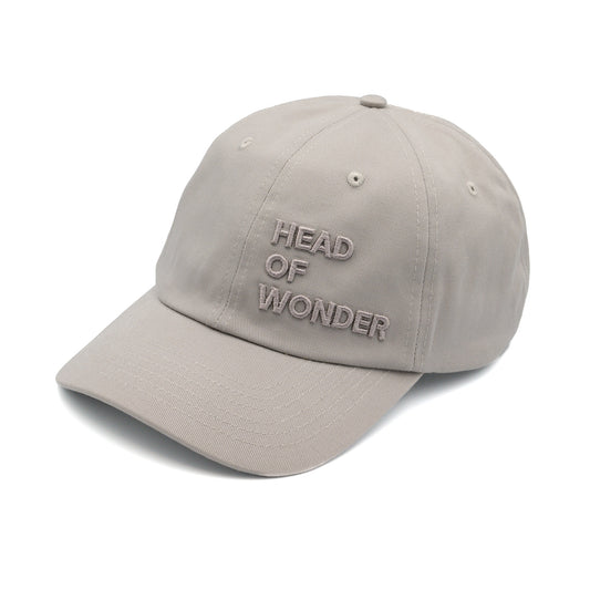 XL HEAD OF WONDER Cap Light Grey – Dad Hat