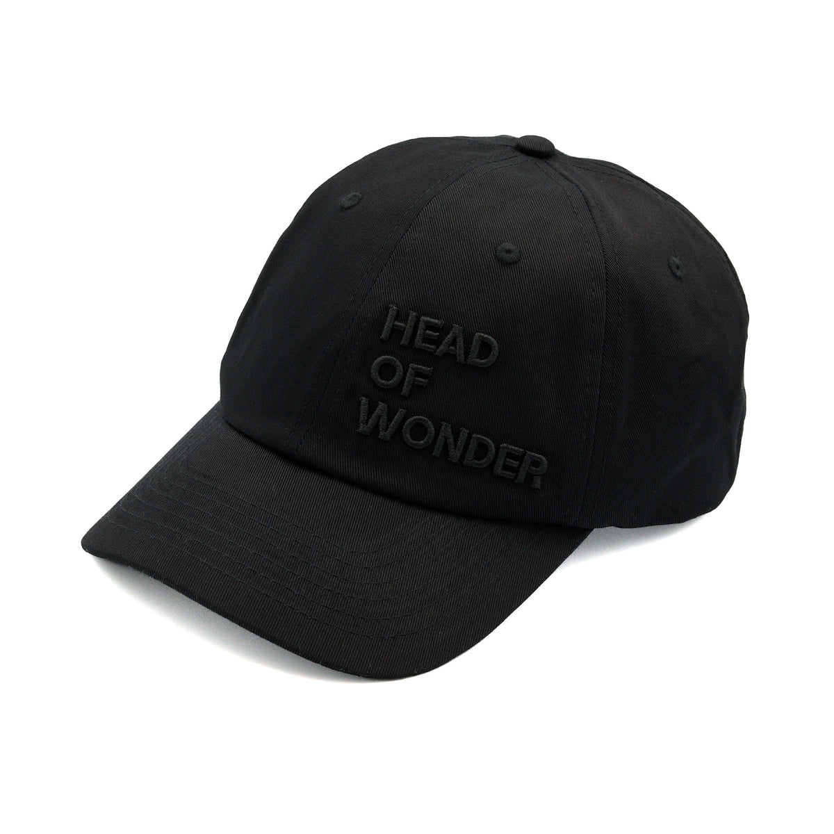 XL HEAD OF WONDER Cap Black – Dad Hat