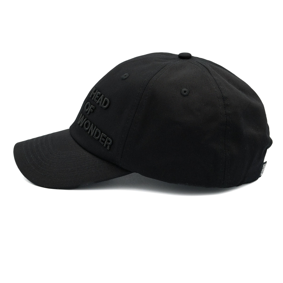 XL HEAD OF WONDER Cap Black – Dad Hat