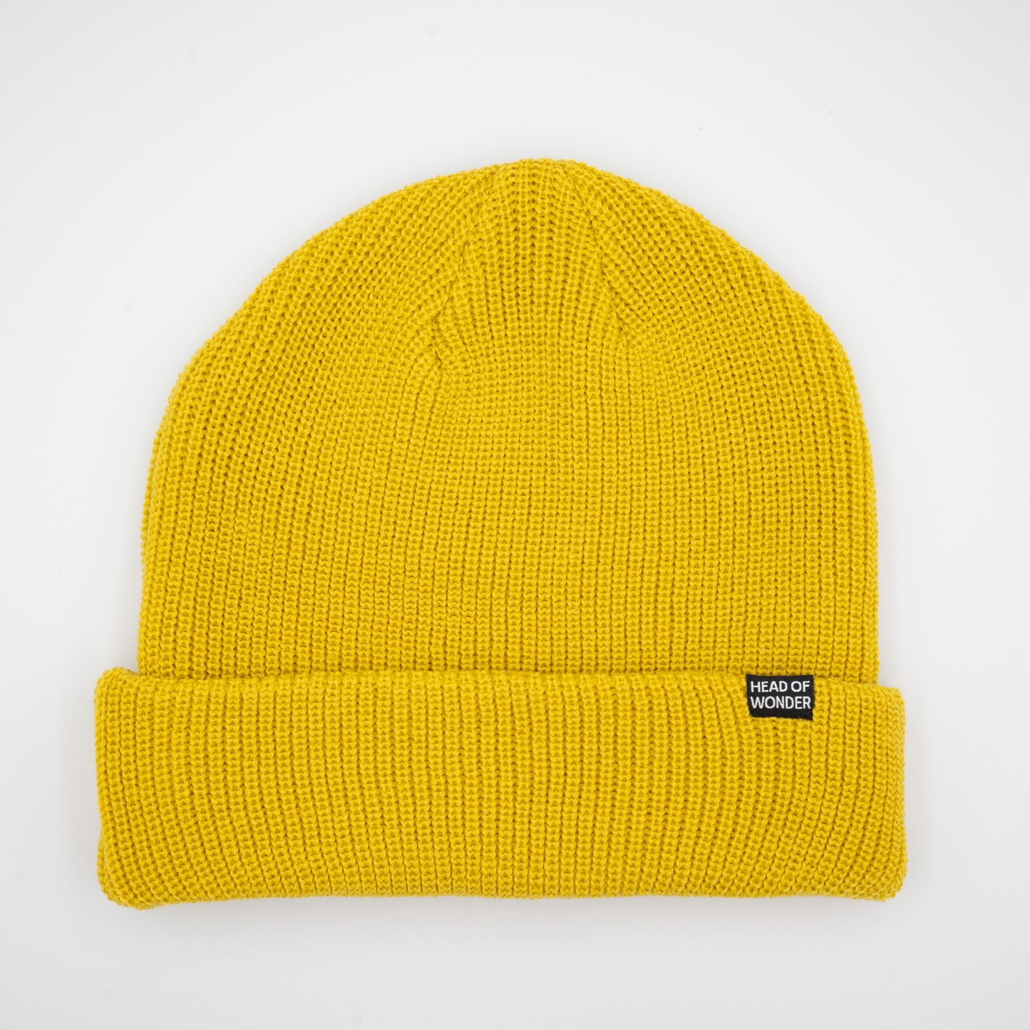 XL Merino čepice HEAD OF WONDER Žlutá – Beanie