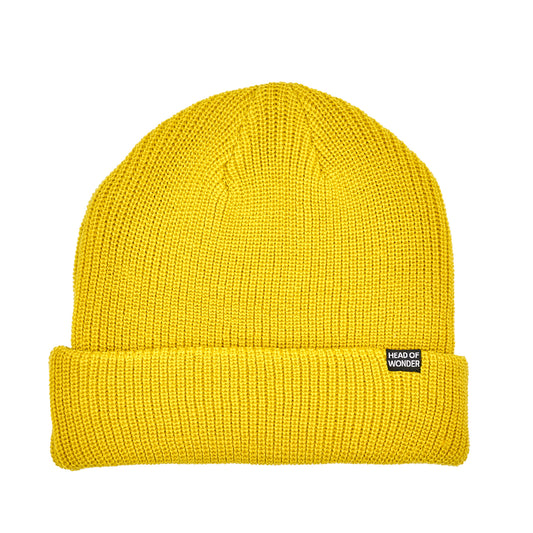 XL Merino Beanie HEAD OF WONDER Yellow – Beanie