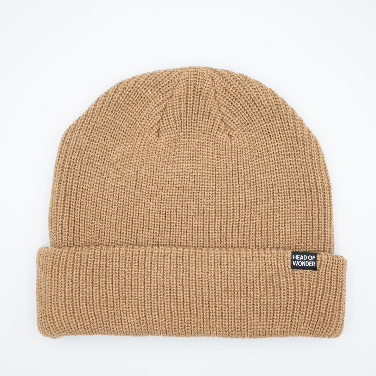 XL Merino čepice HEAD OF WONDER Světle hnědá – Beanie