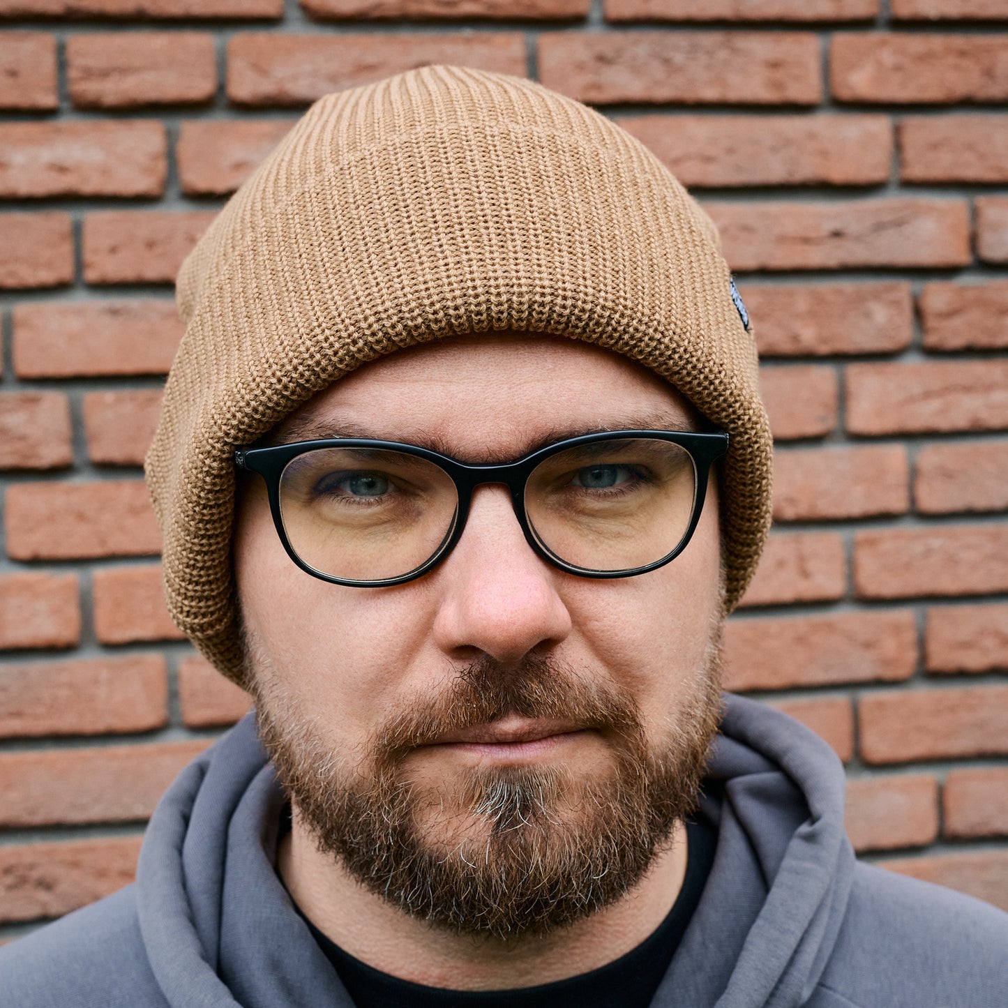 XL Merino čepice HEAD OF WONDER Světle hnědá – Beanie