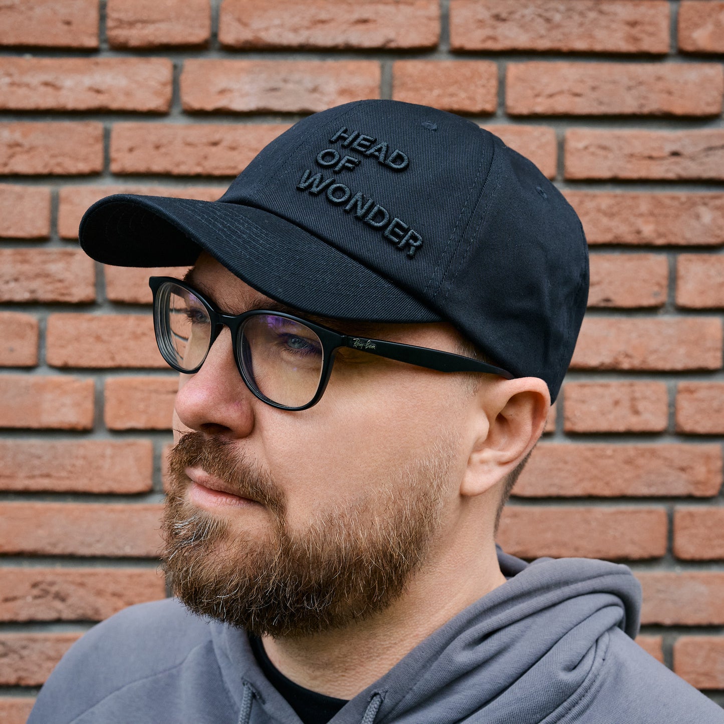 XL kšiltovka HEAD OF WONDER Černá – Dad Hat