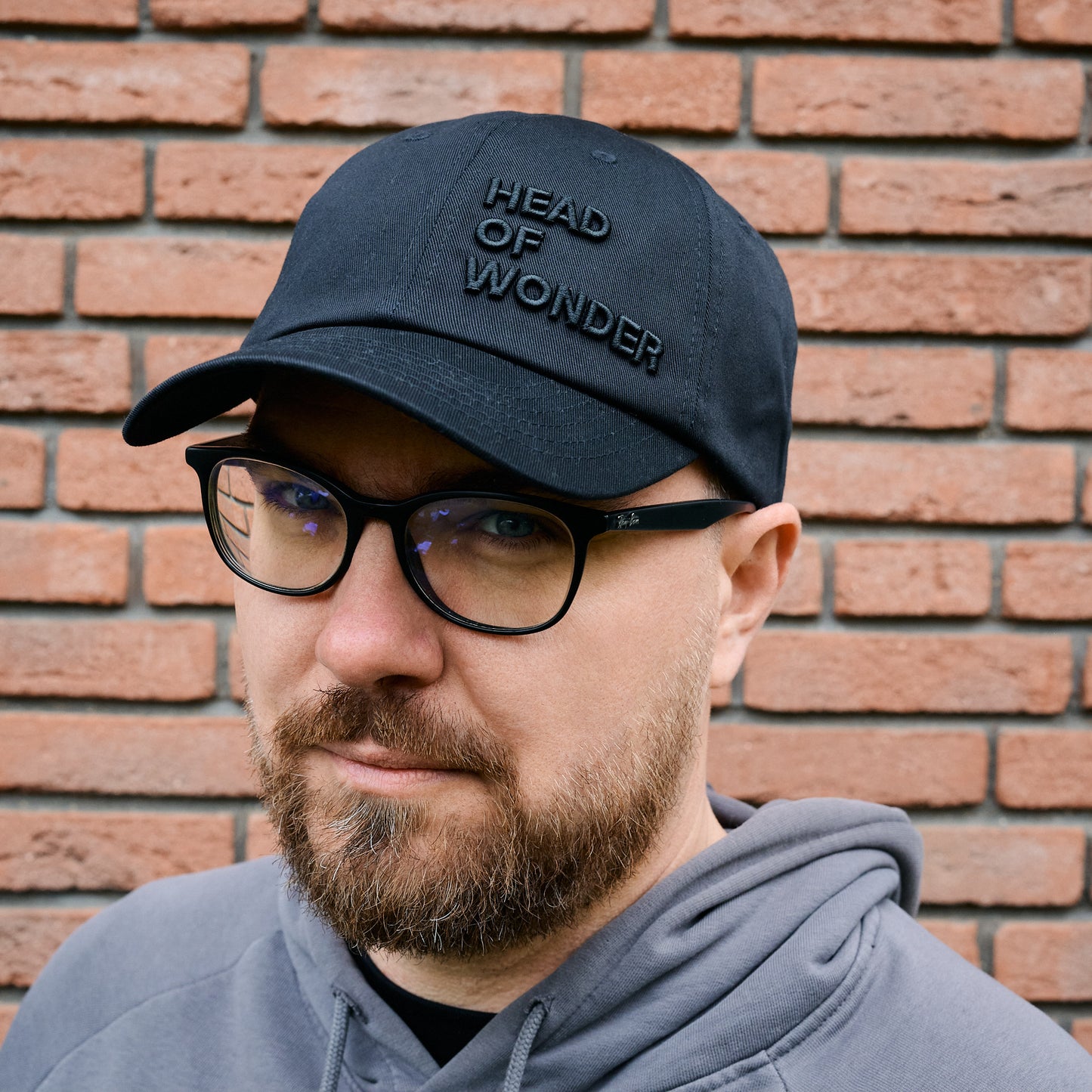 XL kšiltovka HEAD OF WONDER Černá – Dad Hat