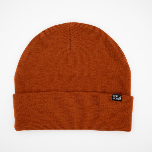XL HEAD OF WONDER Beanie Brick Red Front