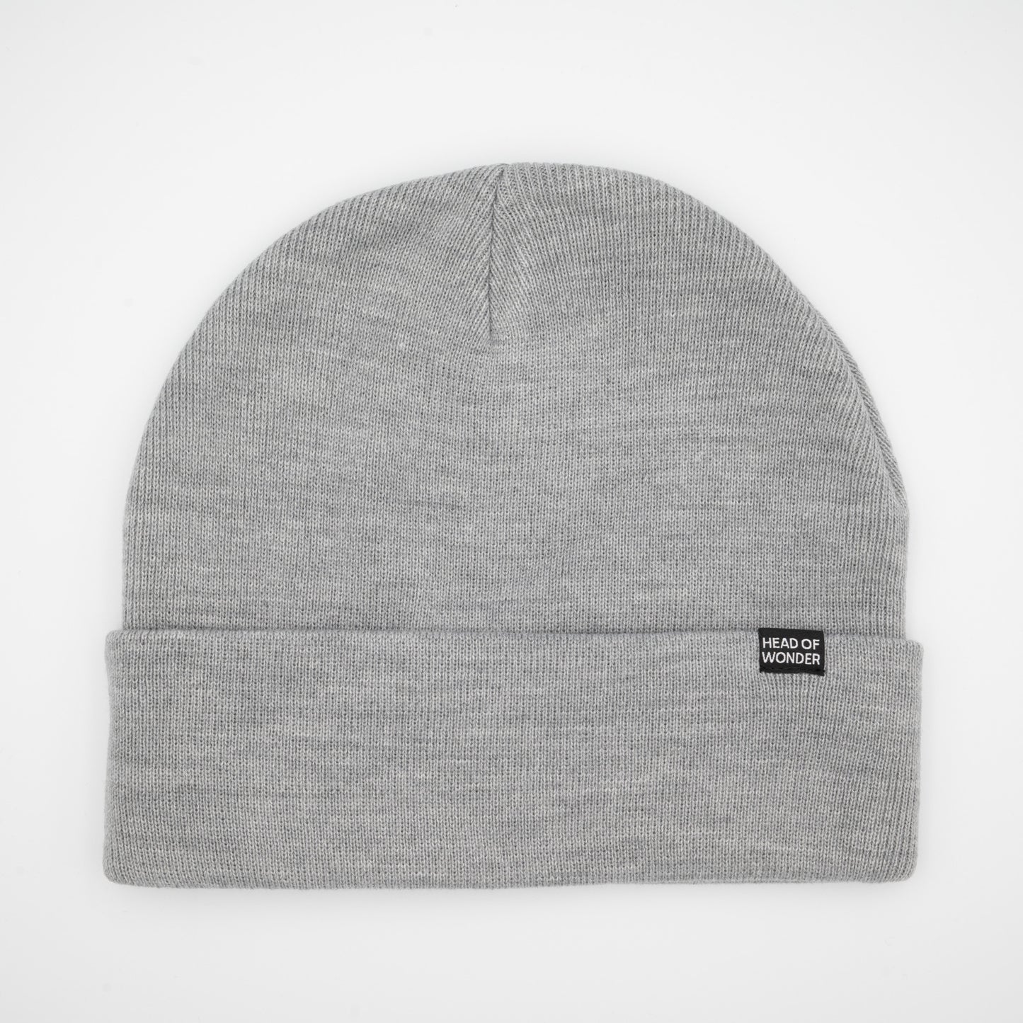 XL HEAD OF WONDER Beanie Light Grey Front