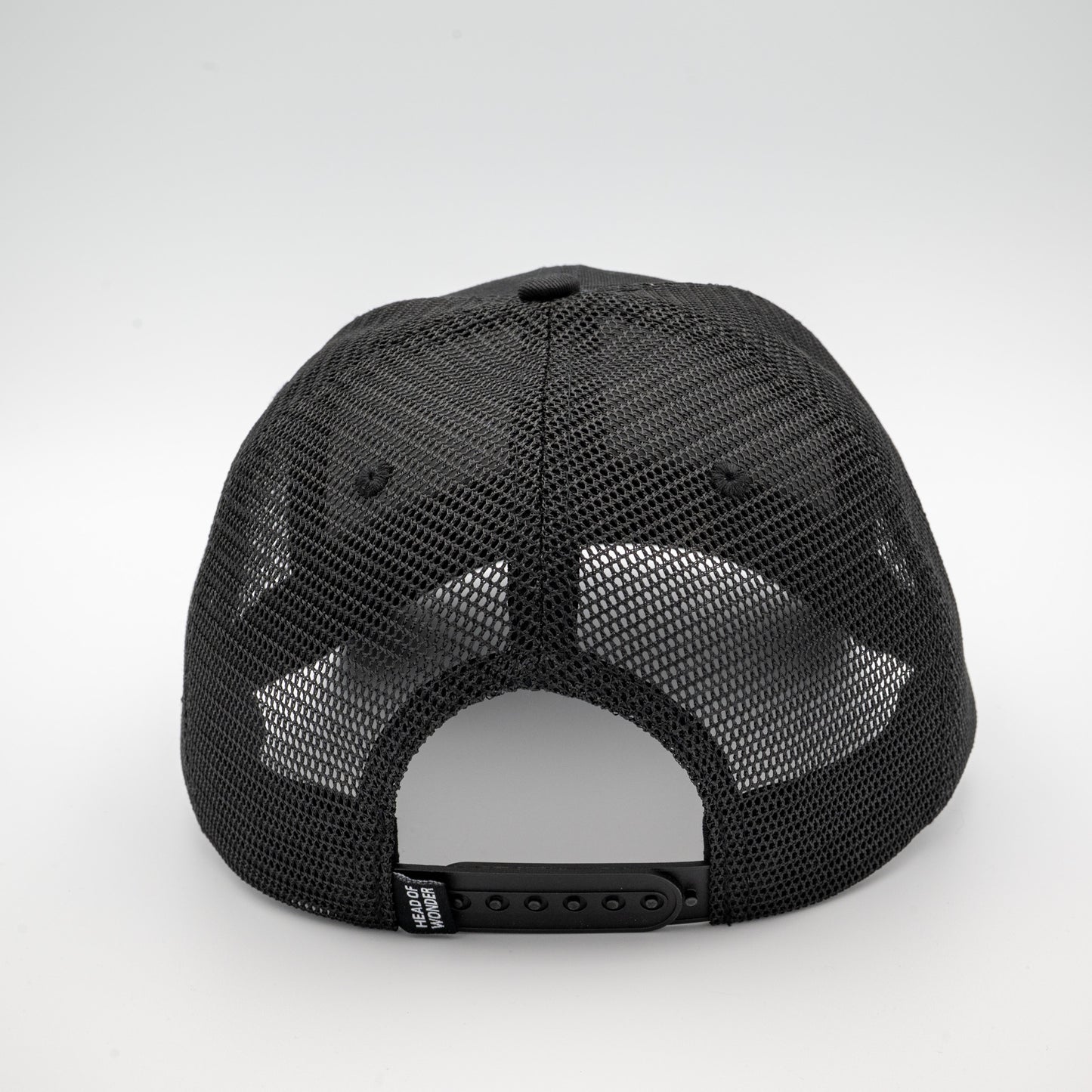XL HEAD OF WONDER Cap Black – Classic Trucker Hat Back