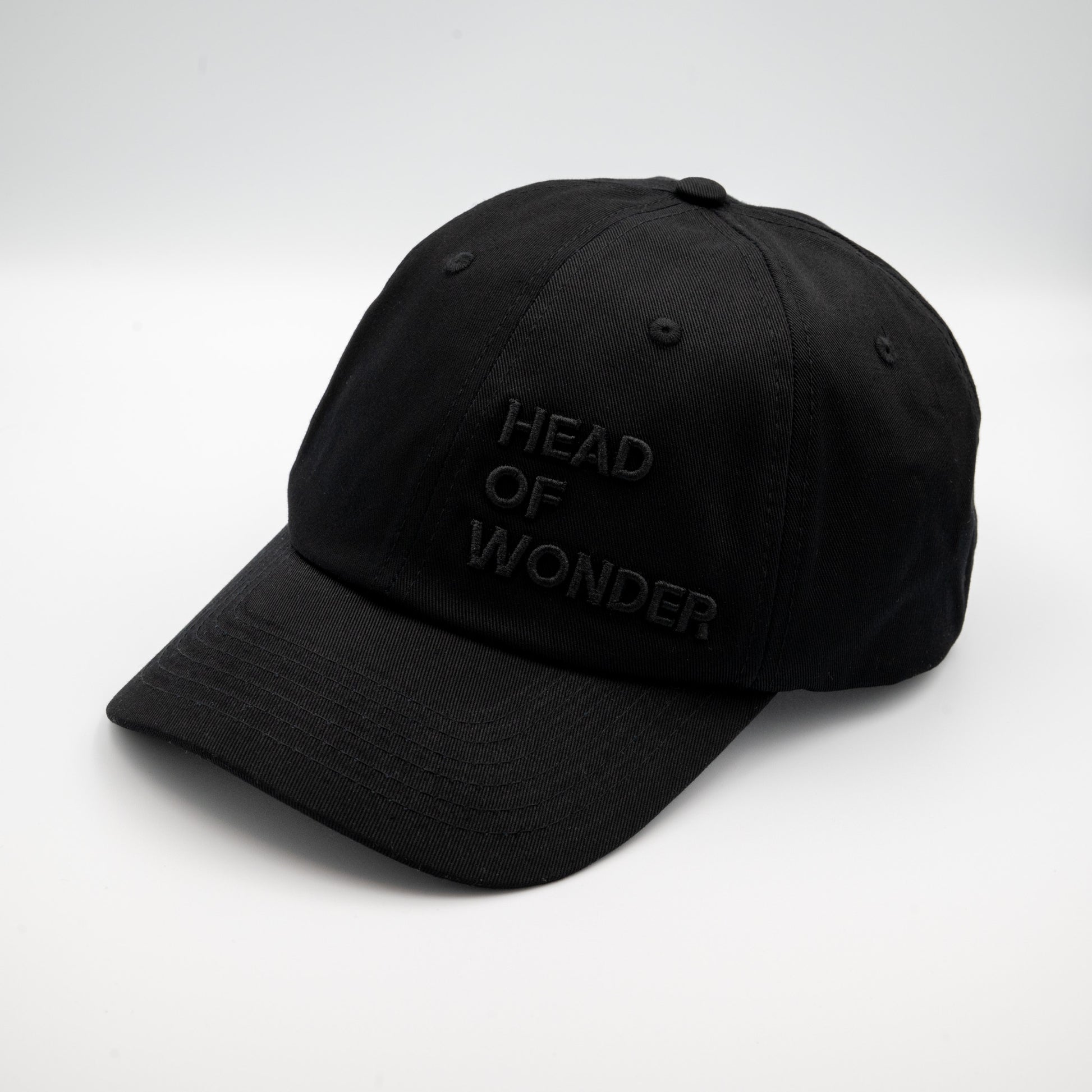 XL HEAD OF WONDER Cap Black - Dad Hat Front