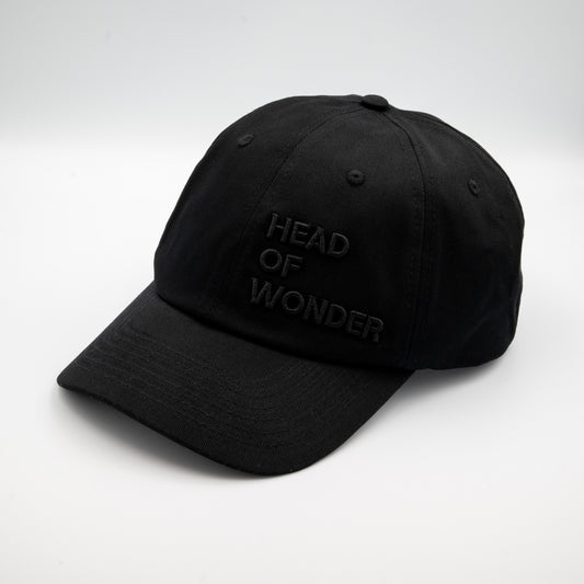 XL HEAD OF WONDER Cap Black - Dad Hat Front